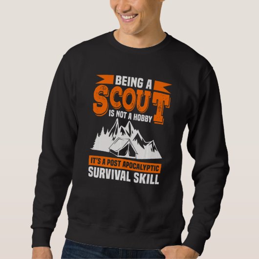 Een scout zijn is geen hobbycouting trui (Voorkant)