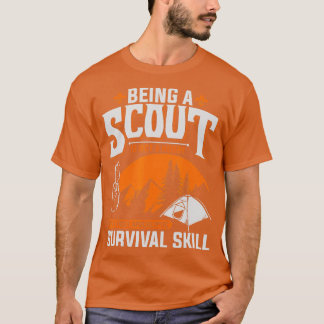 Een scout zijn is geen hobbykrakers. t-shirt