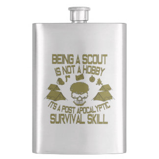 Een scout zijn is geen klassieke hobbyfles heupfles