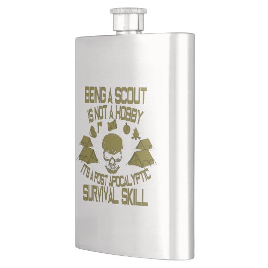 Een scout zijn is geen klassieke hobbyfles heupfles (Links)