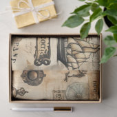 Een Scrappy nautische serie ontwerp 16 Tissuepapier (Geschenk)