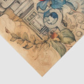 Een Scrappy nautische serie ontwerp 2 Tissuepapier (Detail)