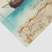 Een Scrappy nautische serie ontwerp 3 Tissuepapier (Detail)