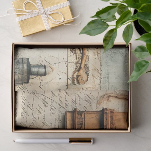 Een Scrappy nautische serie ontwerp 9 Tissuepapier (Geschenk)