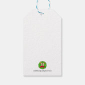 Een Scrappy Rabbit Gift Label voor de Feestdagen! Cadeaulabel (Achterkant)