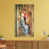 Een scriptie waarin een account wordt geschreven canvas afdruk (Insitu (Woonkamer))