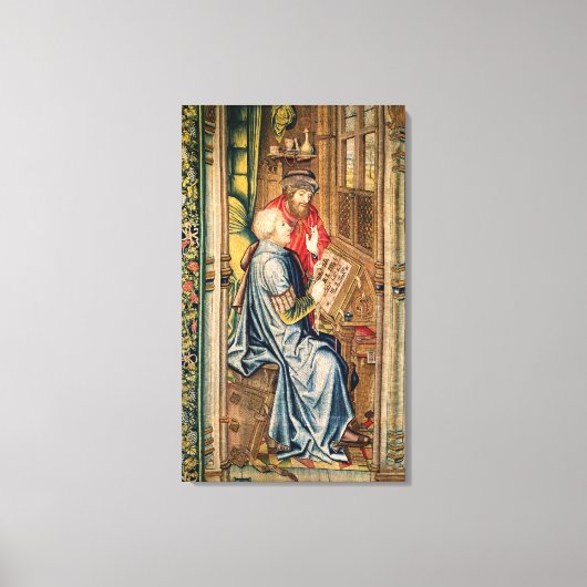 Een scriptie waarin een account wordt geschreven canvas afdruk (Voorkant)