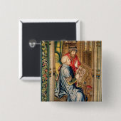 Een scriptie waarin een account wordt geschreven vierkante button 5,1 cm (Voorkant /achterkant)