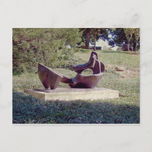 Een sculptuur in Kansas City Briefkaart (Voorkant)