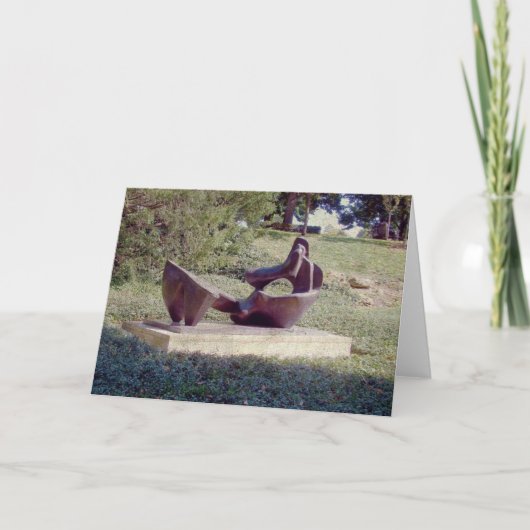 Een sculptuur in Kansas City Kaart (Voorkant)