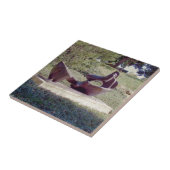 Een sculptuur in Kansas City Tegeltje (Zijkant)