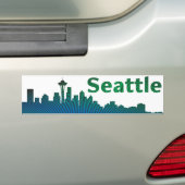 Een Seattle bumper sticker (Op auto)