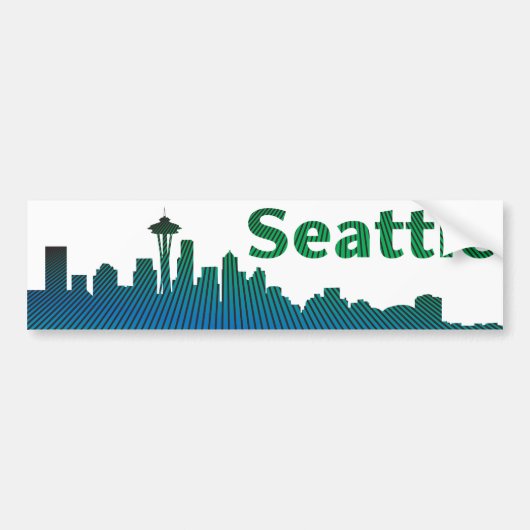 Een Seattle bumper sticker (Voorkant)