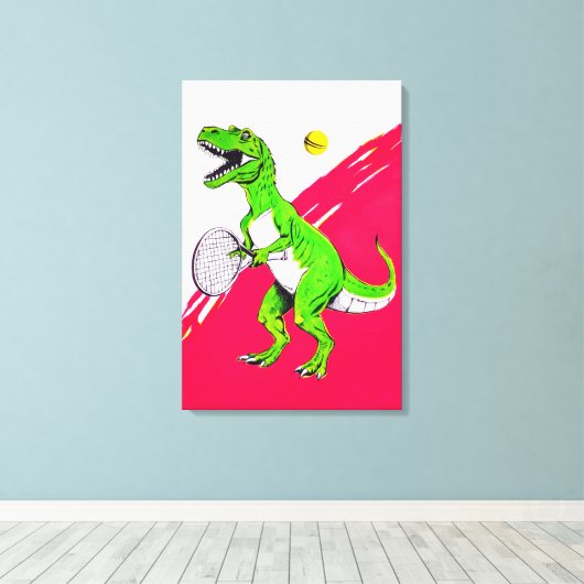 Een seconde voor '24 canvas afdruk (Insitu (Houten vloer))