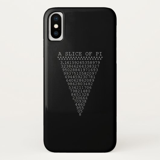 Een segment van de Pi-driehoek Case-Mate iPhone Case (Achterkant)