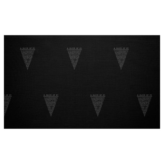 Een segment van de Pi-driehoek Stof (Fat Quarter)