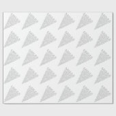 Een segment van i-presentatie cadeaupapier (Vlak)