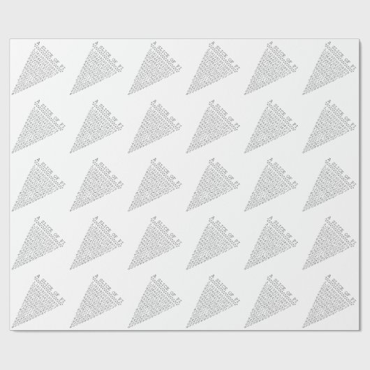 Een segment van i-presentatie cadeaupapier (Vlak)