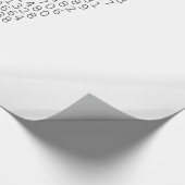 Een segment van i-presentatie cadeaupapier (Hoek)