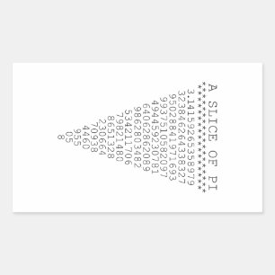 Een segment van PCI-afbeelding Rechthoekige Sticker