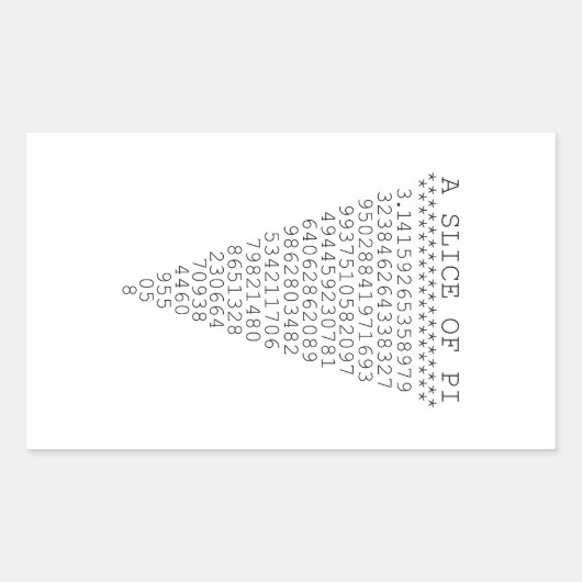 Een segment van PCI-afbeelding Rechthoekige Sticker (Voorkant)