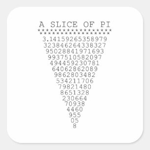 Een segment van PCI-afbeelding Vierkante Sticker