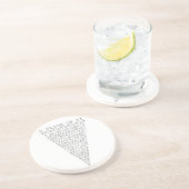 Een segment van PCI-afbeelding Zandsteen Onderzetter (Zijkant)