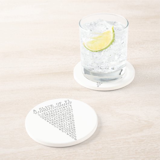 Een segment van PCI-afbeelding Zandsteen Onderzetter (Zijkant)