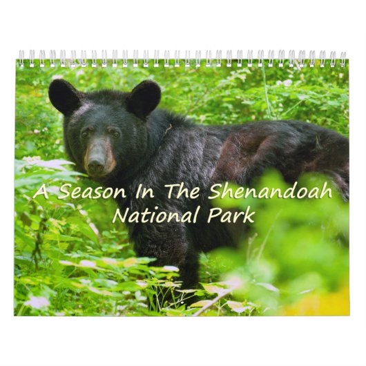 Een seizoen in Shenandoah Nat. Park Vulture versie Kalender (Hoes)