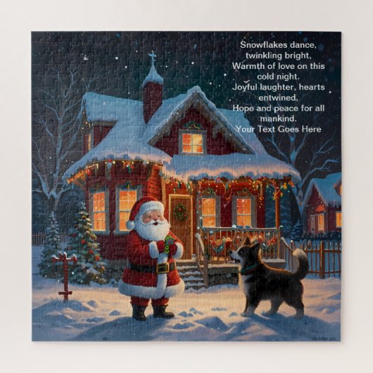 Een Seizoen van Vreugde en Kerstmagie Legpuzzel (Verticaal)