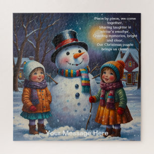 Een seizoen vol vreugde en kerstmagie legpuzzel