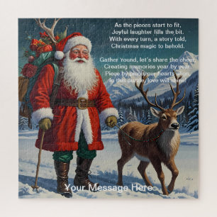 Een seizoen vol vreugde en kerstmagie legpuzzel