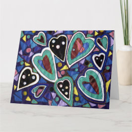 Een selectie van harten kaart