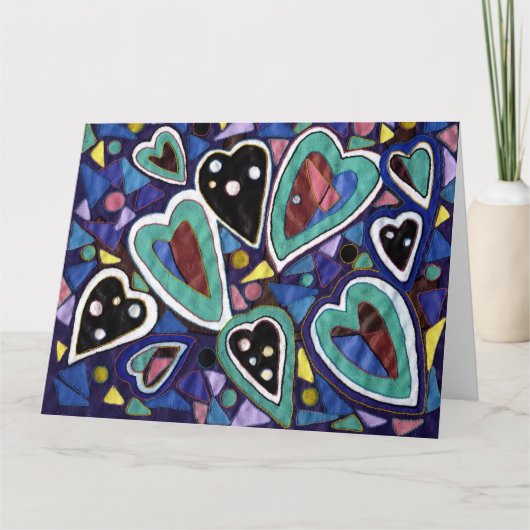 Een selectie van harten kaart (Voorkant)