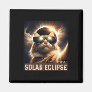 Een selfie maken met Solar 2024 Eclipse die GL dra Magneet