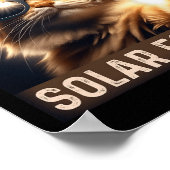 Een selfie maken met Solar 2024 Eclipse die GL dra Poster (Hoek)