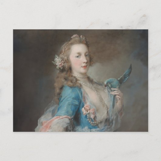 Een selfie met mijn papegaai briefkaart (Voorkant)