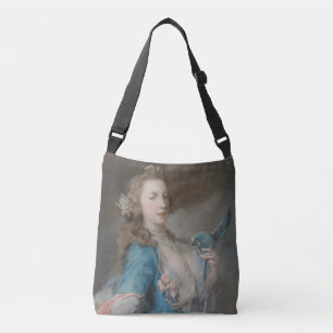 Een selfie met mijn papegaai crossbody tas