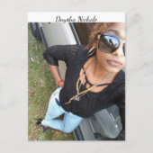 Een selfie van Daysha Nichole, briefkaart (Voorkant)