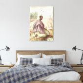 Een Senegalese Mara Canvas Afdruk (Insitu (Slaapkamer))