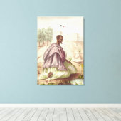 Een Senegalese Mara Canvas Afdruk (Insitu (Houten vloer))