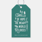 Een sensatie van hoop | BLAUWGROEN Cadeaulabel (Voorkant)