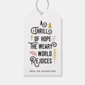 Een sensatie van hoop cadeaulabel (Voorkant)