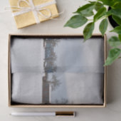 Een Sentinel-boom die de winterschuren op een stil Tissuepapier (Geschenk)