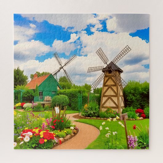 Een sereen landschap legpuzzel (Verticaal)