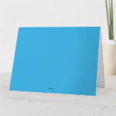 Een serene blauwe lucht met een paar verspreide wi kaart (Achterkant)