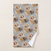 Een Serene en een mooie Barn Owl Bad Handdoek (Handdoek)