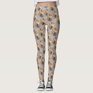 Een Serene en een mooie Barn Owl Leggings