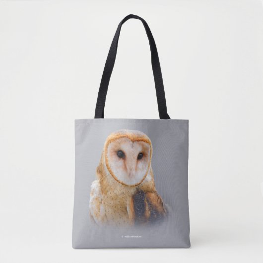 Een Serene en een mooie Barn Owl Tote Bag (Voorkant)