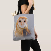 Een Serene en een mooie Barn Owl Tote Bag (Dichtbij)